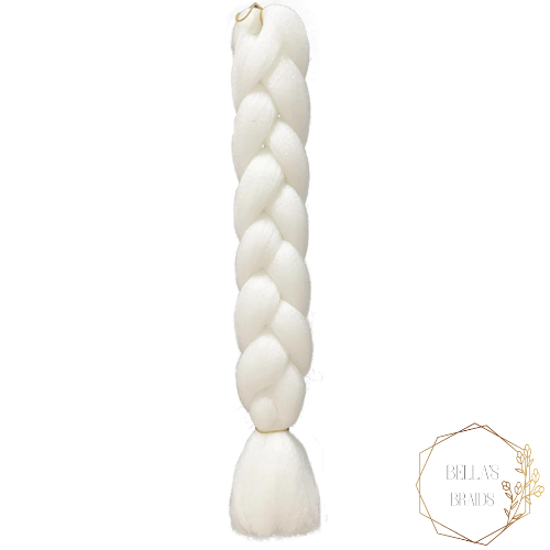 Glow in the Dark Jumbo Braid - White